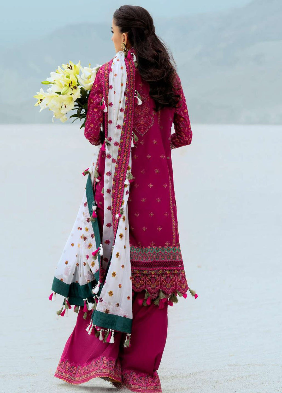 Raqs by Aik Atelier Embroidered Lawn Suits Unstitched 3 Piece AIK25RQ D-09 - Summer Collection