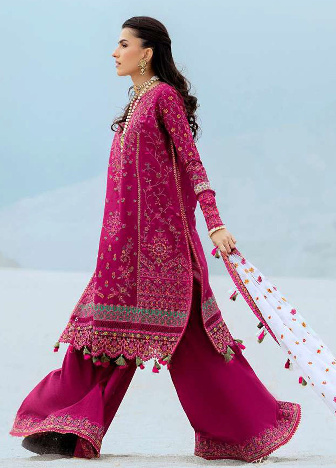 Raqs by Aik Atelier Embroidered Lawn Suits Unstitched 3 Piece AIK25RQ D-09 - Summer Collection