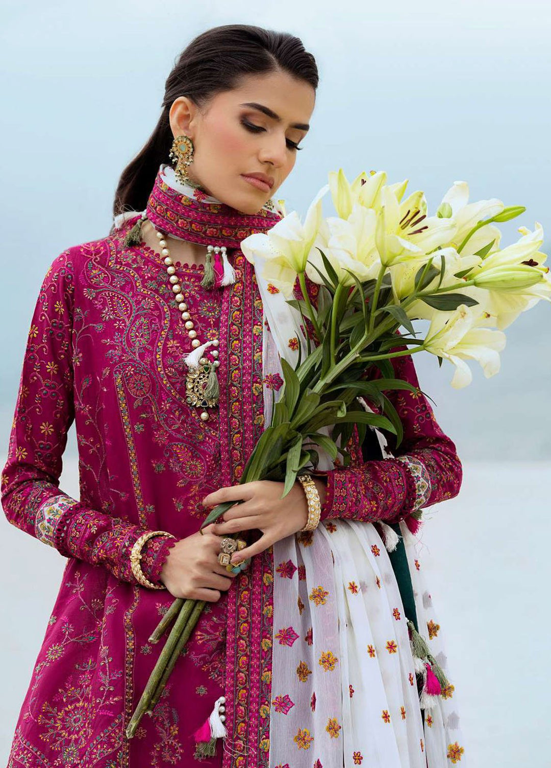 Raqs by Aik Atelier Embroidered Lawn Suits Unstitched 3 Piece AIK25RQ D-09 - Summer Collection