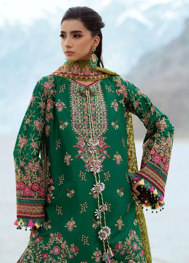 Raqs by Aik Atelier Embroidered Lawn Suits Unstitched 3 Piece AIK25RQ D-10 - Summer Collection