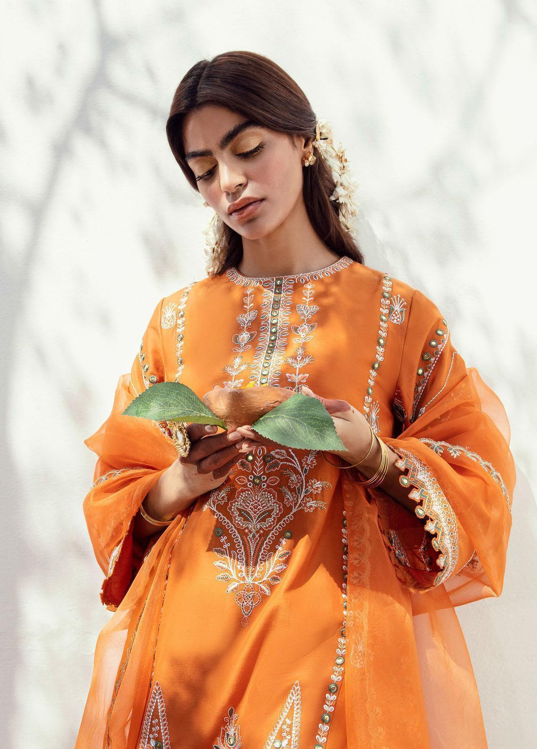 Raqs By Ayzel Embroidered Lawn Suits Unstitched 3 Piece AAF23R 001 Ulfat - Festive Collection