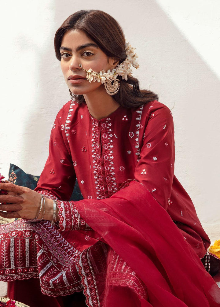 Raqs By Ayzel Embroidered Lawn Suits Unstitched 3 Piece AAF23R 002 Gulzar - Festive Collection