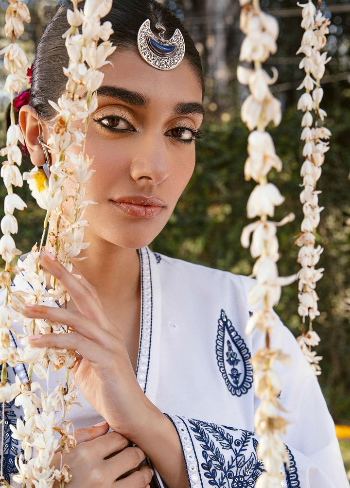 Raqs By Ayzel Embroidered Lawn Suits Unstitched 3 Piece AAF23R 005 Neelam - Festive Collection