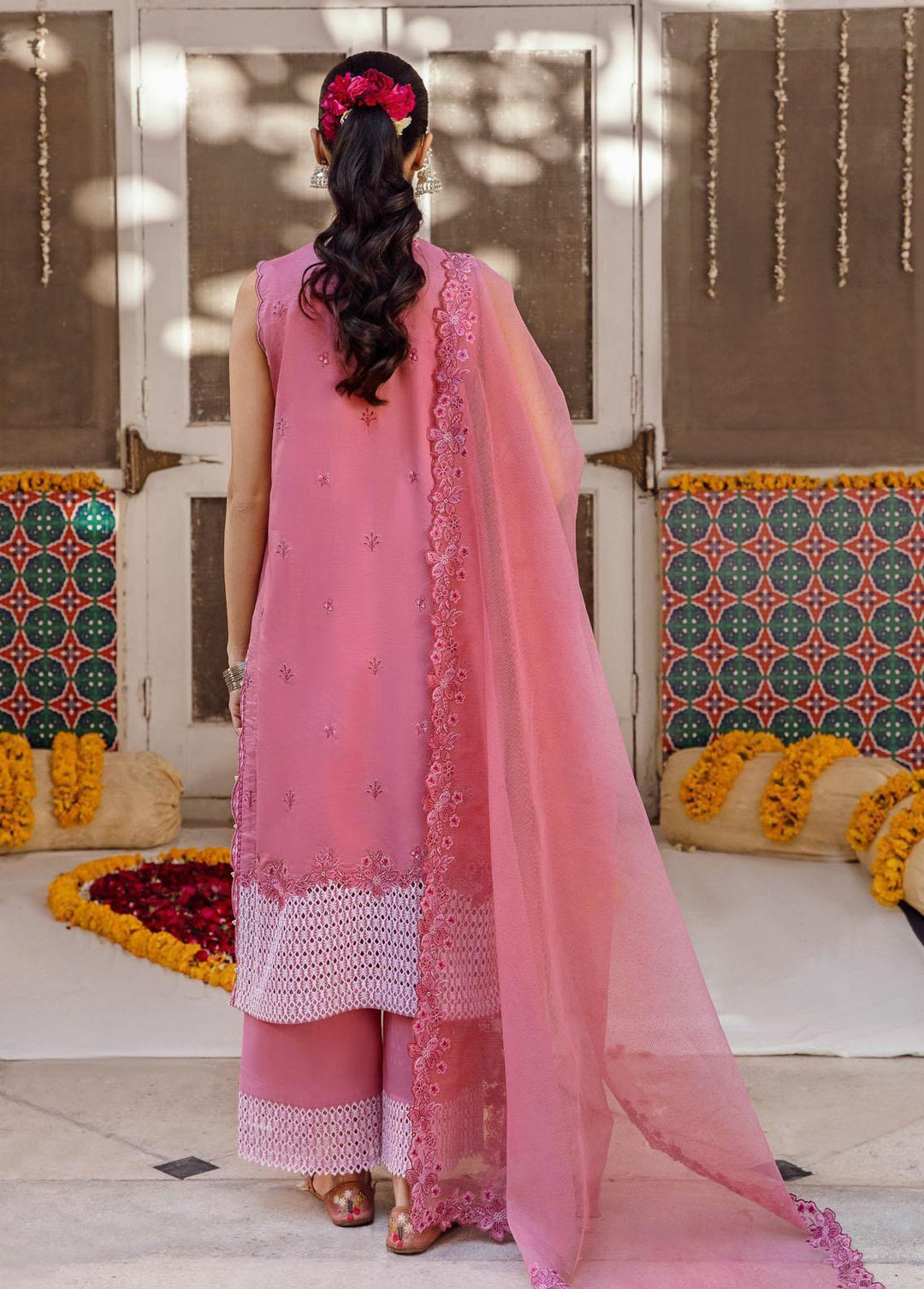 Raqs By Ayzel Embroidered Lawn Suits Unstitched 3 Piece AAF23R 008 Kashish - Festive Collection