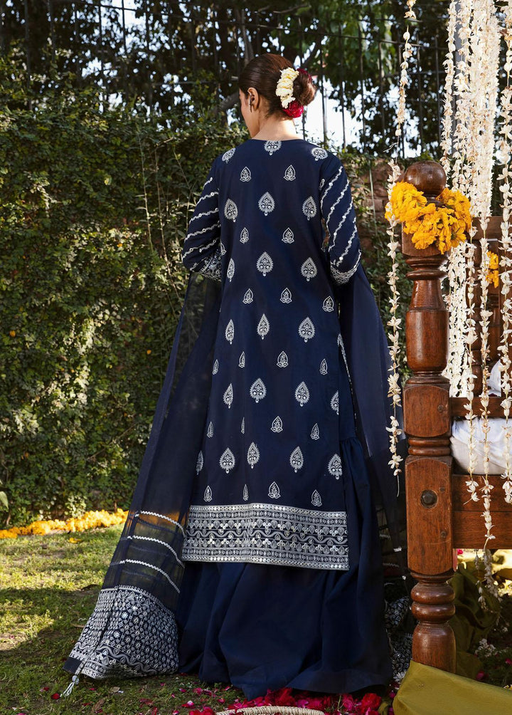 Raqs By Ayzel Embroidered Lawn Suits Unstitched 3 Piece AAF23R 009 Banafsha - Festive Collection