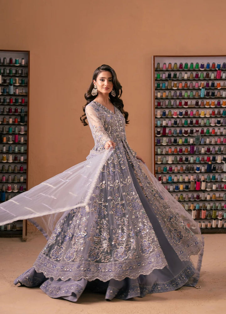 Rashq-e-Qamar by Malook Pret Embroidered Net 3 Piece Suit Gul