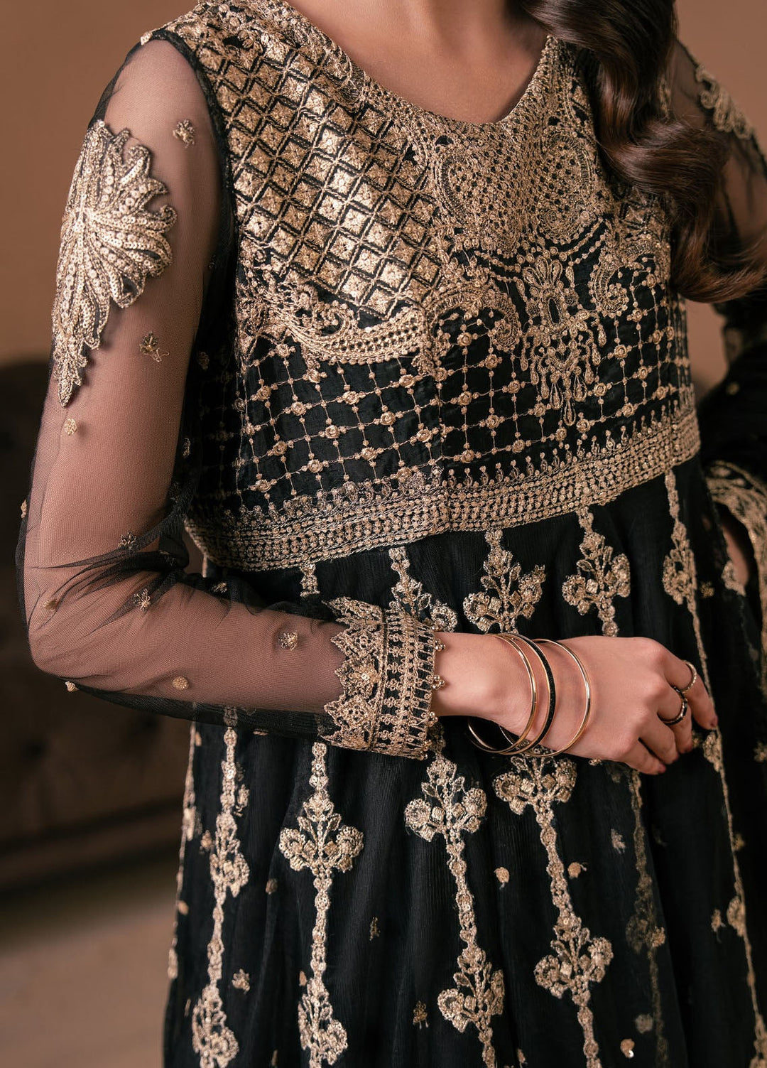 Rashq-e-Qamar by Malook Pret Embroidered Organza 3 Piece Suit Reya