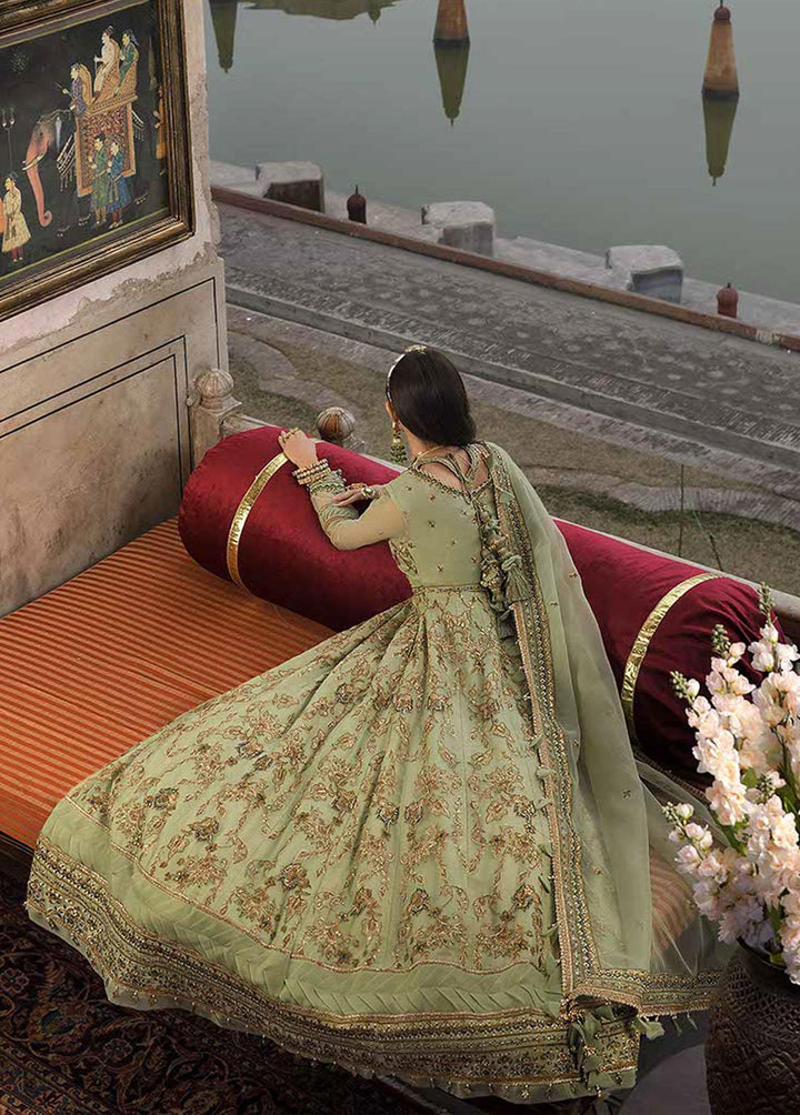 Rasm by Asim Jofa Embroidered Organza Suits Unstitched 3 Piece AJ22R AJR-03 - Wedding Collection