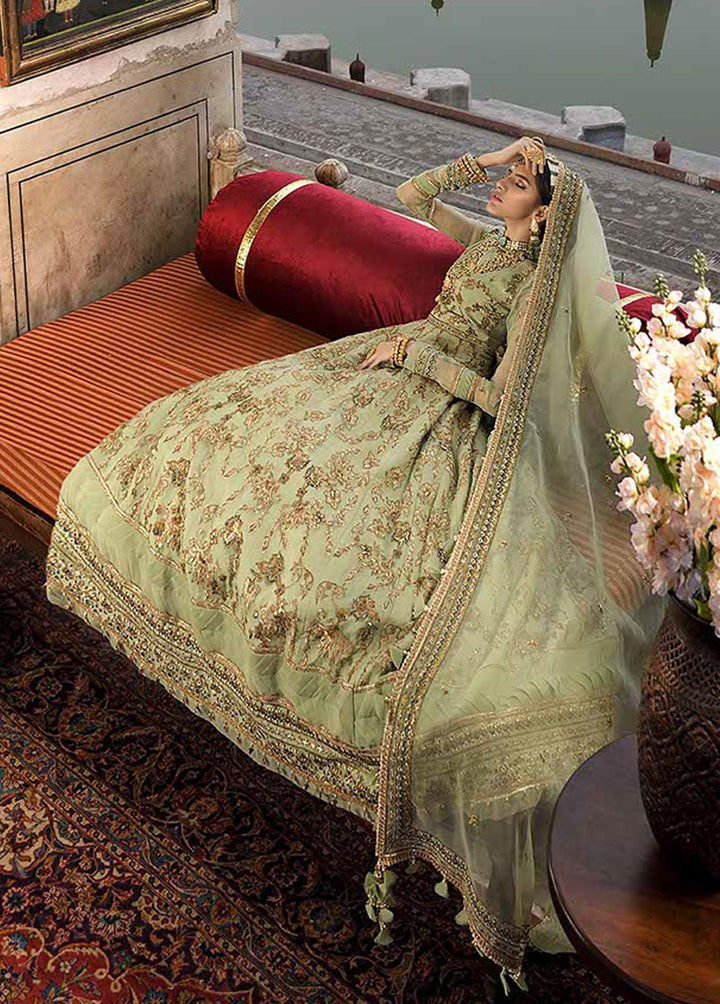 Rasm by Asim Jofa Embroidered Organza Suits Unstitched 3 Piece AJ22R AJR-03 - Wedding Collection