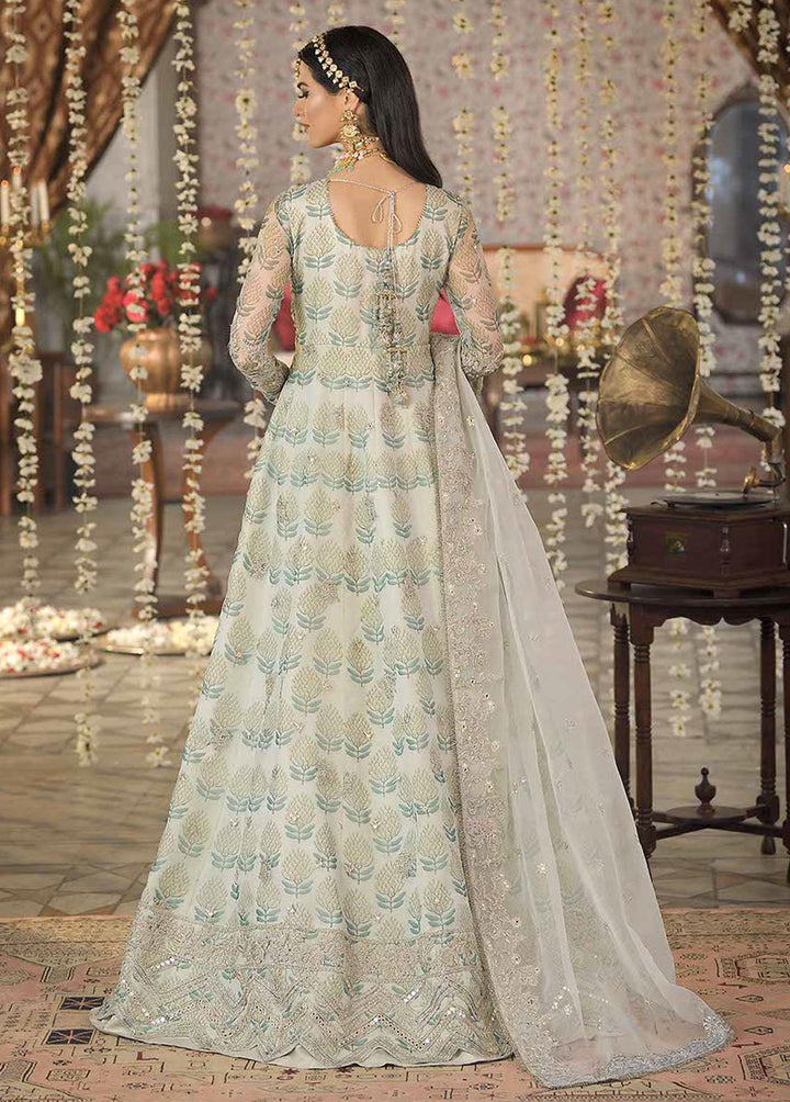 Rasm by Asim Jofa Embroidered Organza Suits Unstitched 3 Piece AJ22R AJR-04 - Wedding Collection