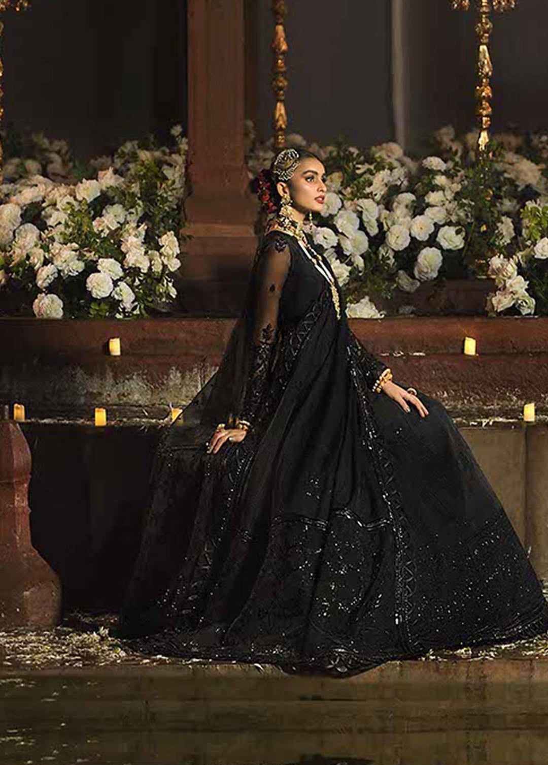 Rasm by Asim Jofa Embroidered Organza Suits Unstitched 3 Piece AJ22R AJR-07 - Wedding Collection