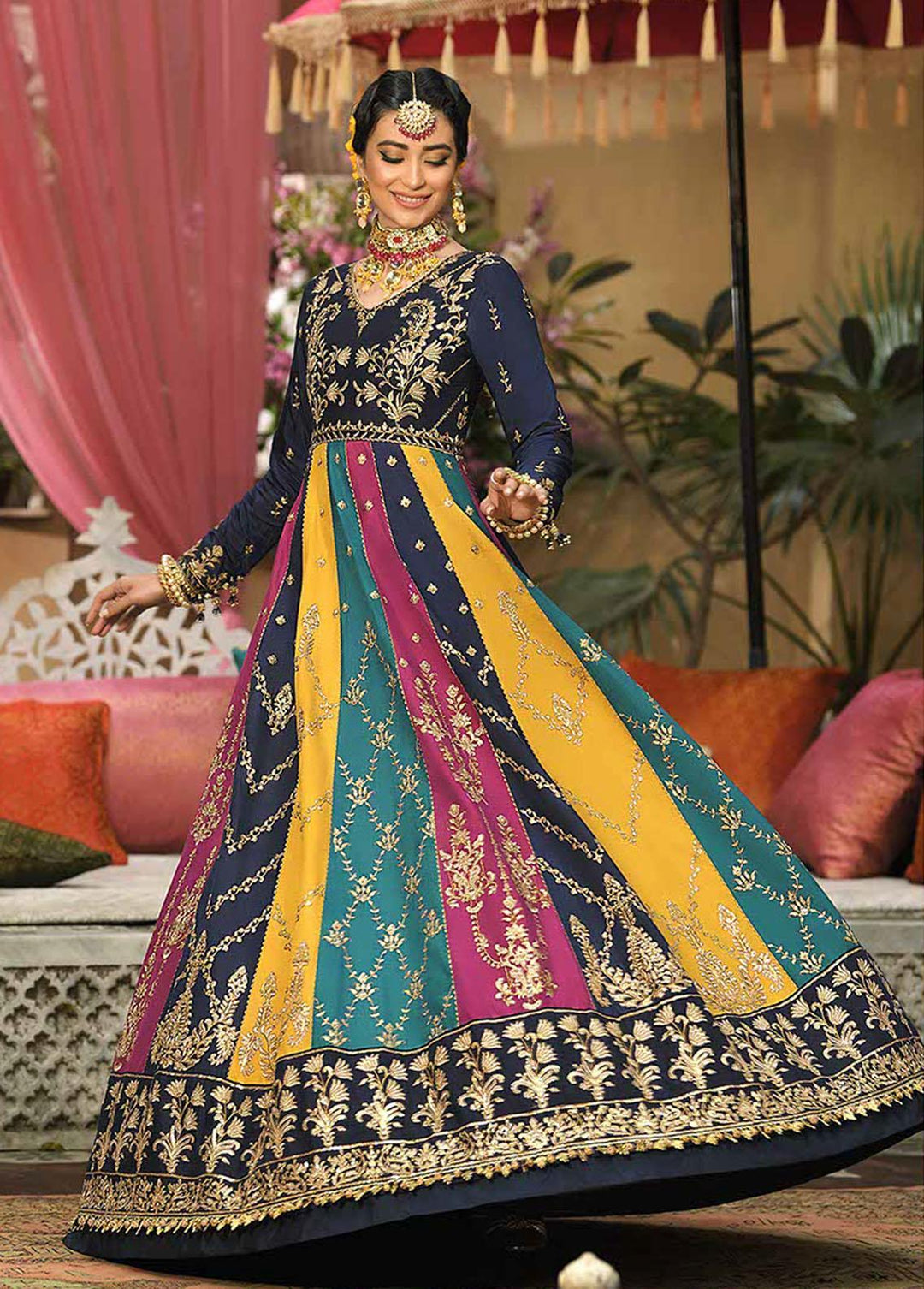 Rasm by Asim Jofa Embroidered Cotton Suits Unstitched 3 Piece AJ22R AJR-08 - Wedding Collection