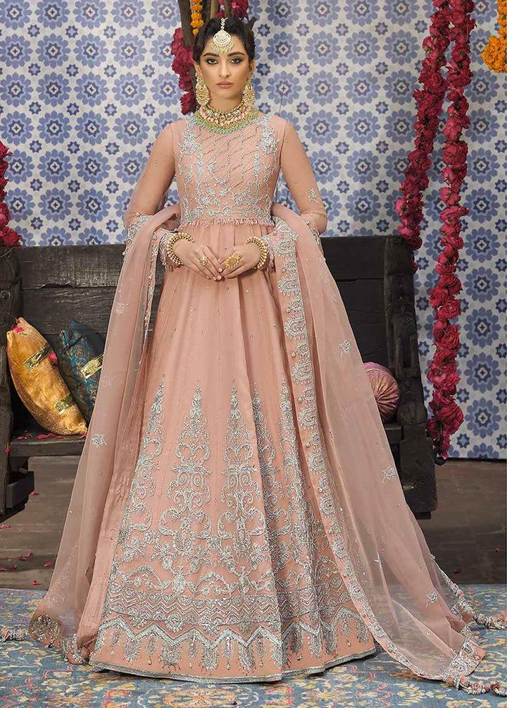 Rasm by Asim Jofa Embroidered Organza Suits Unstitched 3 Piece AJ22R AJR-13 - Wedding Collection