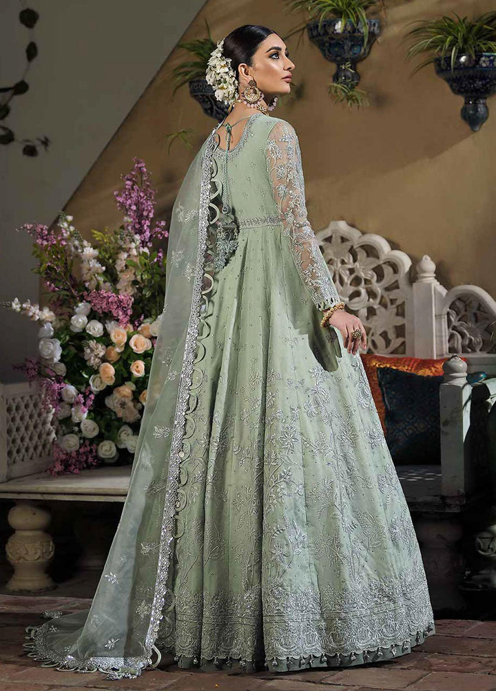 Rasm by Asim Jofa Embroidered Organza Suits Unstitched 3 Piece AJ22R AJR-14 - Wedding Collection