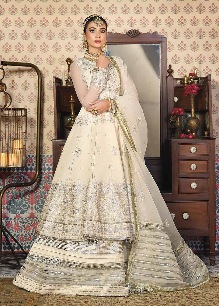 Rasm by Asim Jofa Embroidered Organza Suits Unstitched 3 Piece AJ22R AJR-15 - Wedding Collection