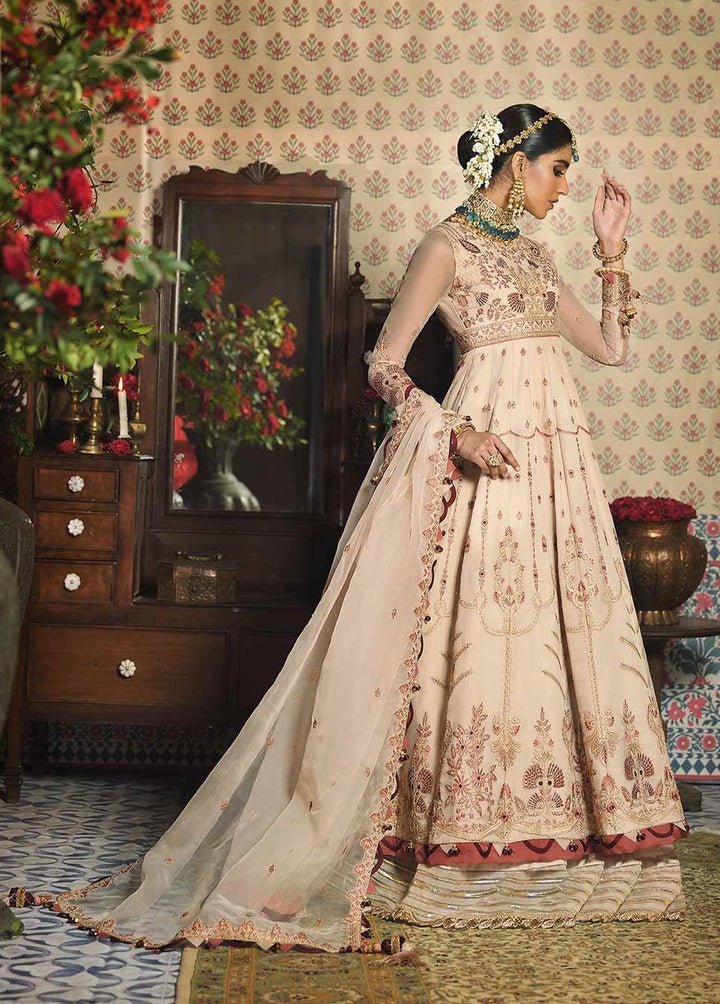 Rasm by Asim Jofa Embroidered Organza Suits Unstitched 3 Piece AJ22R AJR-17 - Wedding Collection