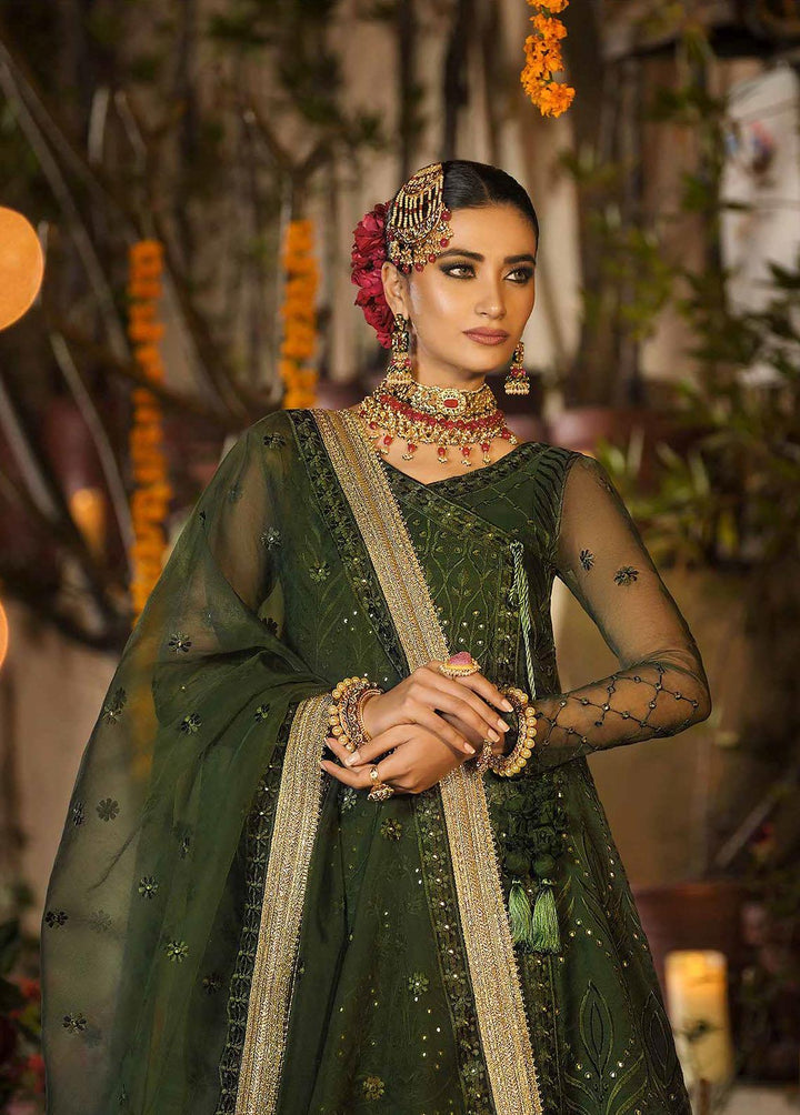 Rasm by Asim Jofa Embroidered Organza Suits Unstitched 3 Piece AJ22R AJR-19 - Wedding Collection