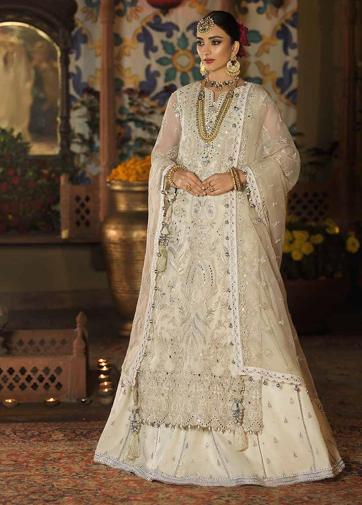 Rasm by Asim Jofa Embroidered Organza Suits Unstitched 3 Piece AJ22R AJR-20 - Wedding Collection