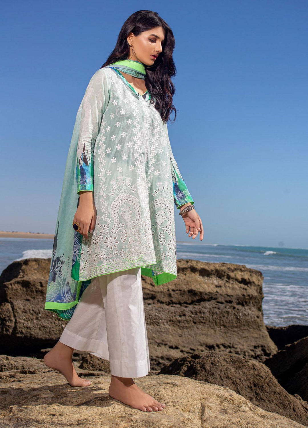Ravishing by ZS Textiles Embroidered Lawn Unstitched 3 Piece Suit ZS21R 03 - Summer Collection