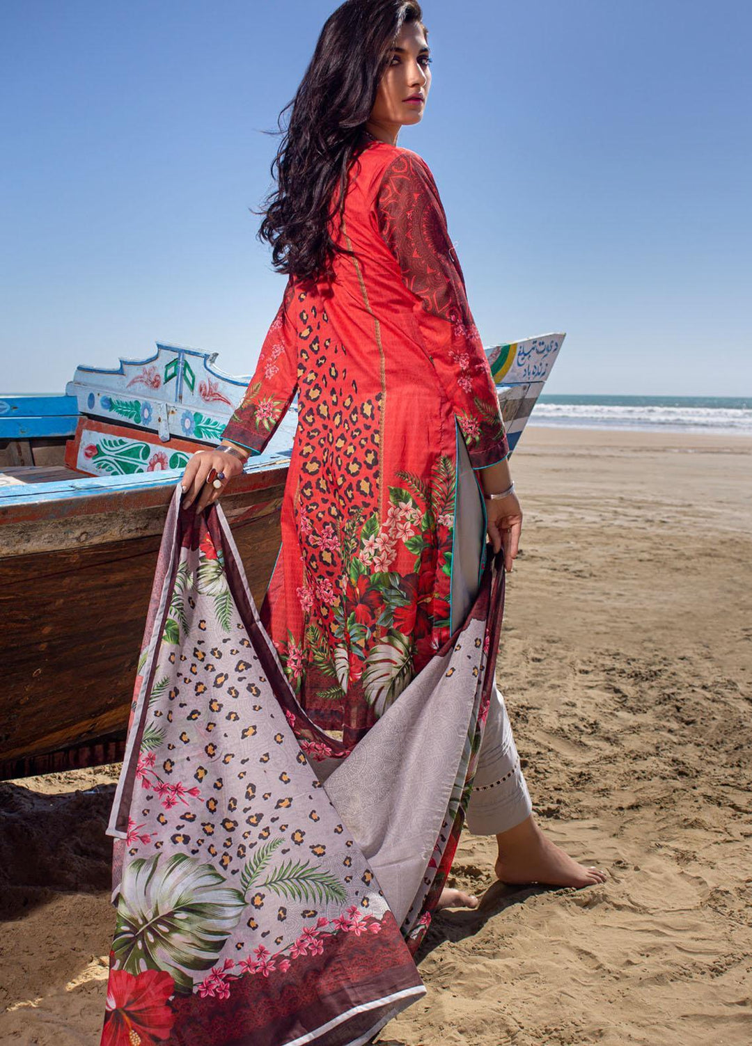 Ravishing by ZS Textiles Embroidered Lawn Unstitched 3 Piece Suit ZS21R 04 - Summer Collection