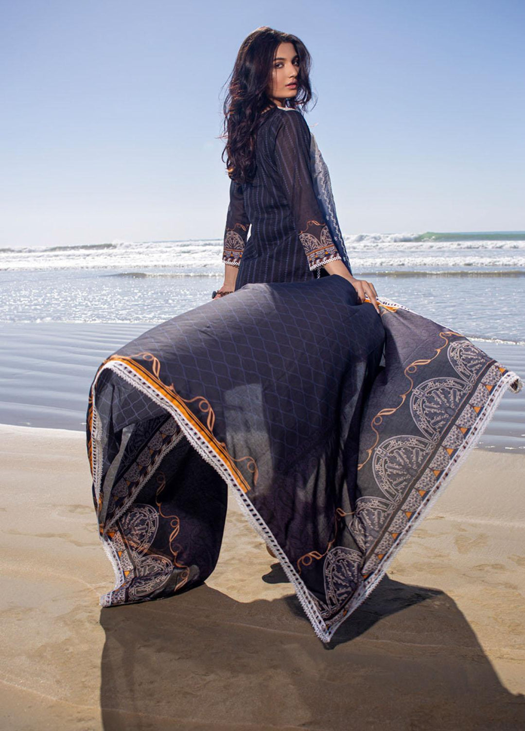 Ravishing by ZS Textiles Embroidered Lawn Unstitched 3 Piece Suit ZS21R 08 - Summer Collection