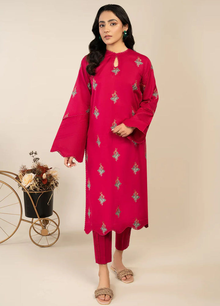 Rawayat By Meeral Embroidered Lawn Suit Unstitched 2 Piece MRL24R Ajar - Summer Collection