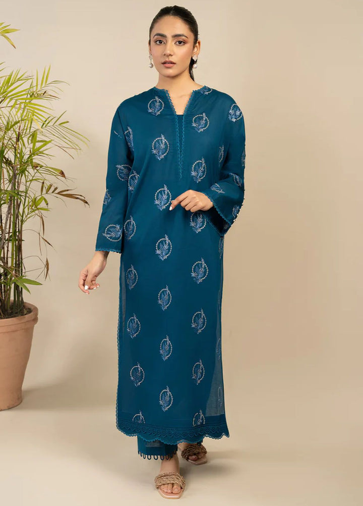 Rawayat By Meeral Embroidered Lawn Suit Unstitched 2 Piece MRL24R Savera - Summer Collection