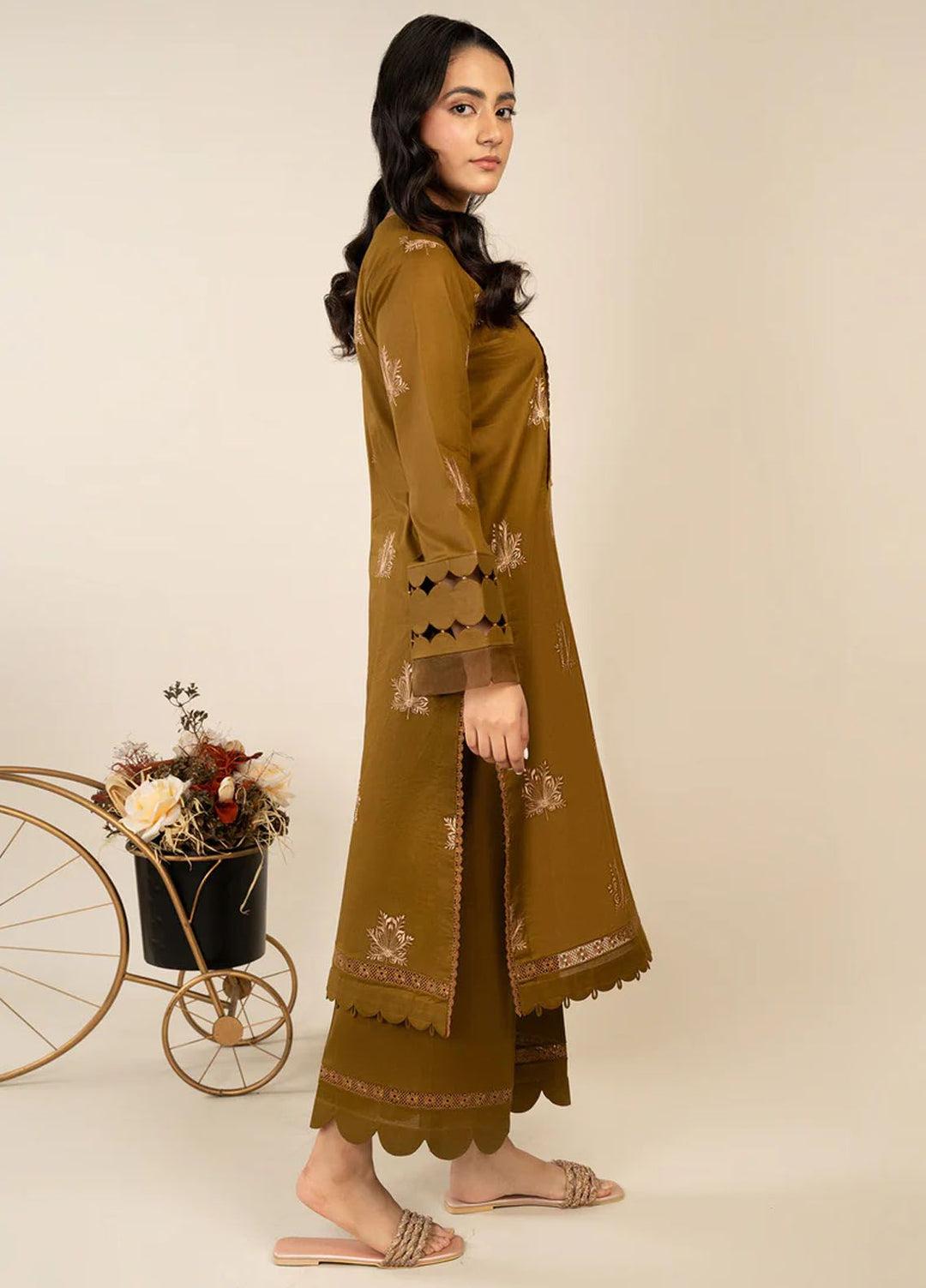 Rawayat By Meeral Embroidered Lawn Suit Unstitched 2 Piece MRL24R Sehra - Summer Collection