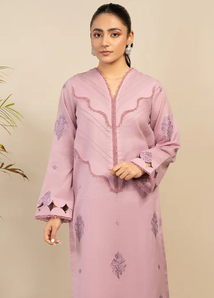 Rawayat By Meeral Embroidered Lawn Suit Unstitched 2 Piece MRL24R Tameer - Summer Collection