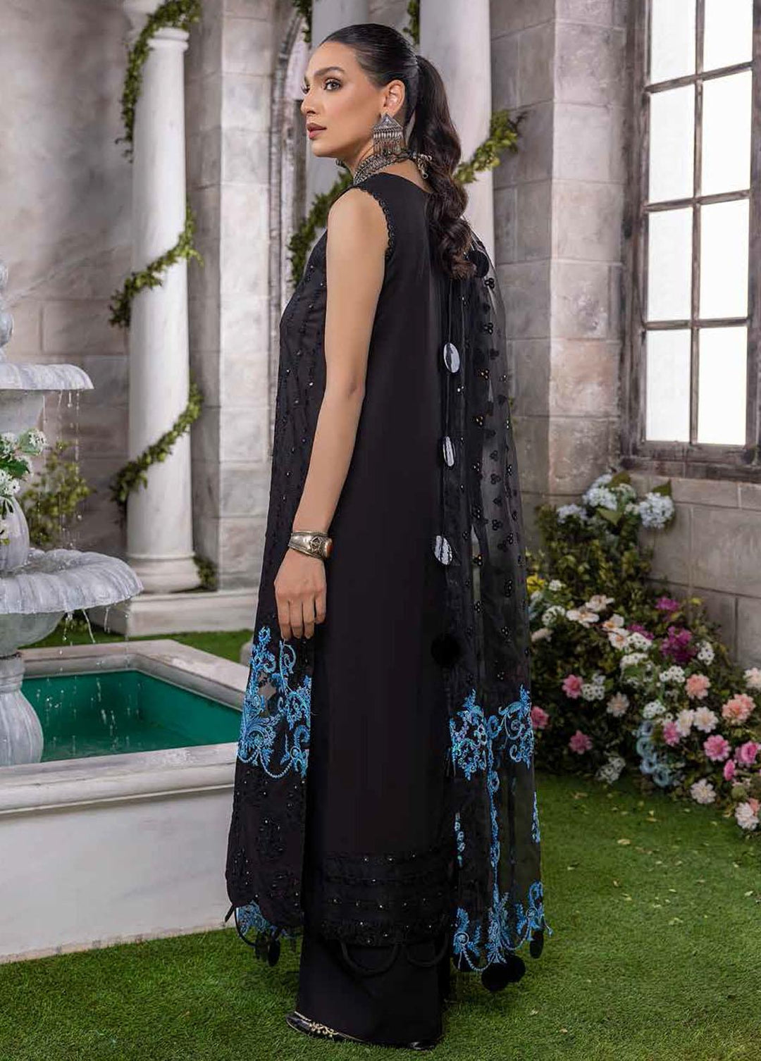 Rawayat-e-Rang By Charizma Embroidered Lawn Suits Unstitched 3 Piece CRZ22RR ED-01 - Festive Collection