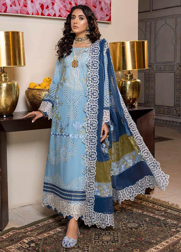 Rawayat-e-Rang By Charizma Embroidered Lawn Suits Unstitched 3 Piece CRZ22RR ED-02-A - Festive Collection