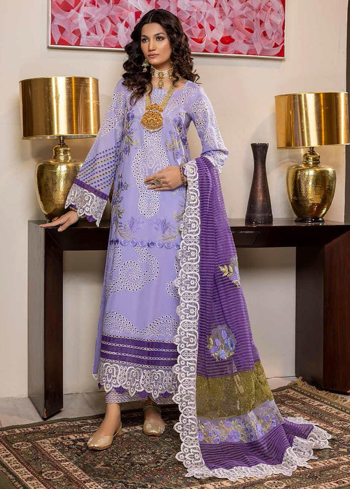 Rawayat-e-Rang By Charizma Embroidered Lawn Suits Unstitched 3 Piece CRZ22RR ED-02-B - Festive Collection