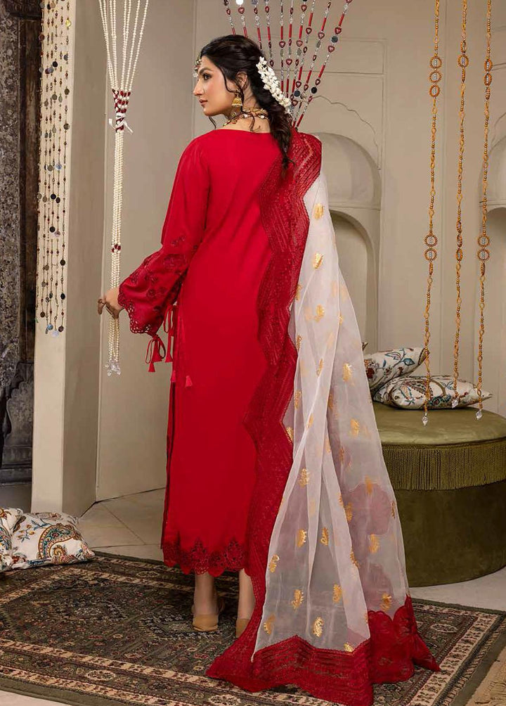 Rawayat-e-Rang By Charizma Embroidered Lawn Suits Unstitched 3 Piece CRZ22RR ED-03-B - Festive Collection