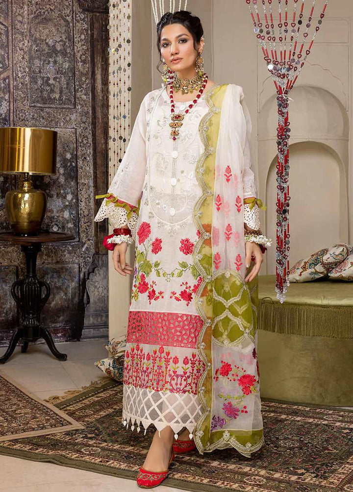 Rawayat-e-Rang By Charizma Embroidered Lawn Suits Unstitched 3 Piece CRZ22RR ED-04 - Festive Collection