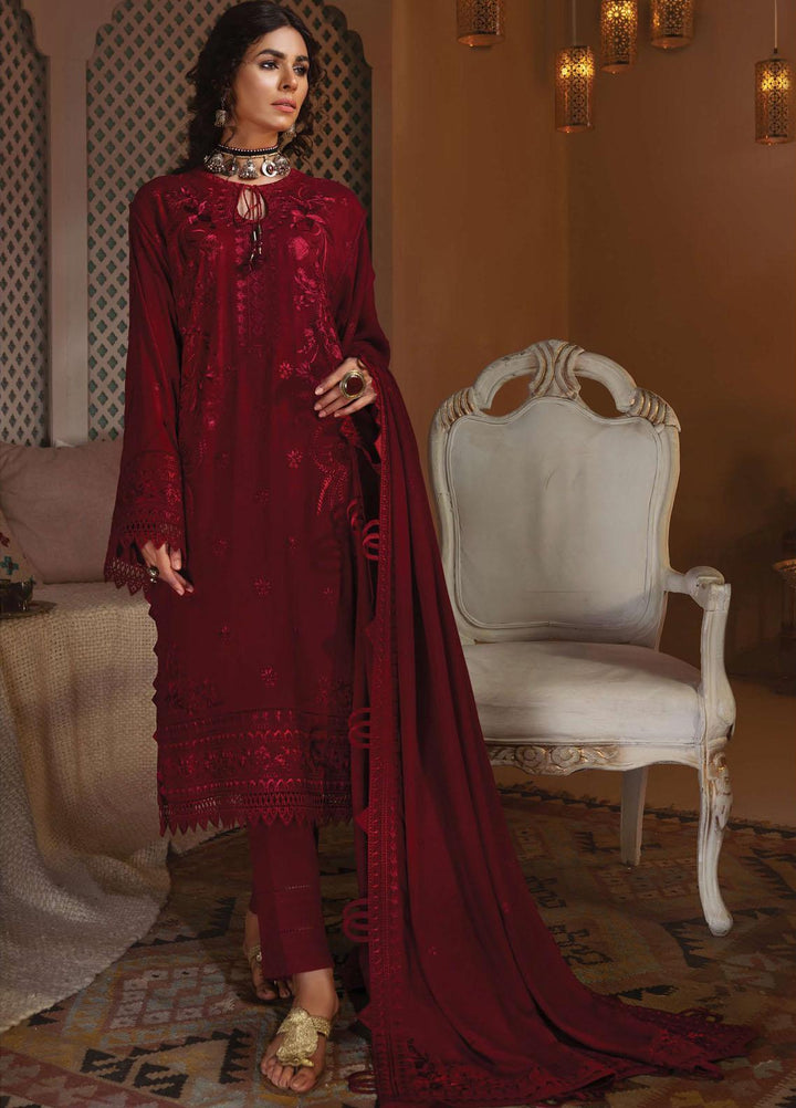 Rayon by Sifa  Embroidered  Suits Unstitched 3 Piece SF21RW SR21-03 Maya - Winter Collection