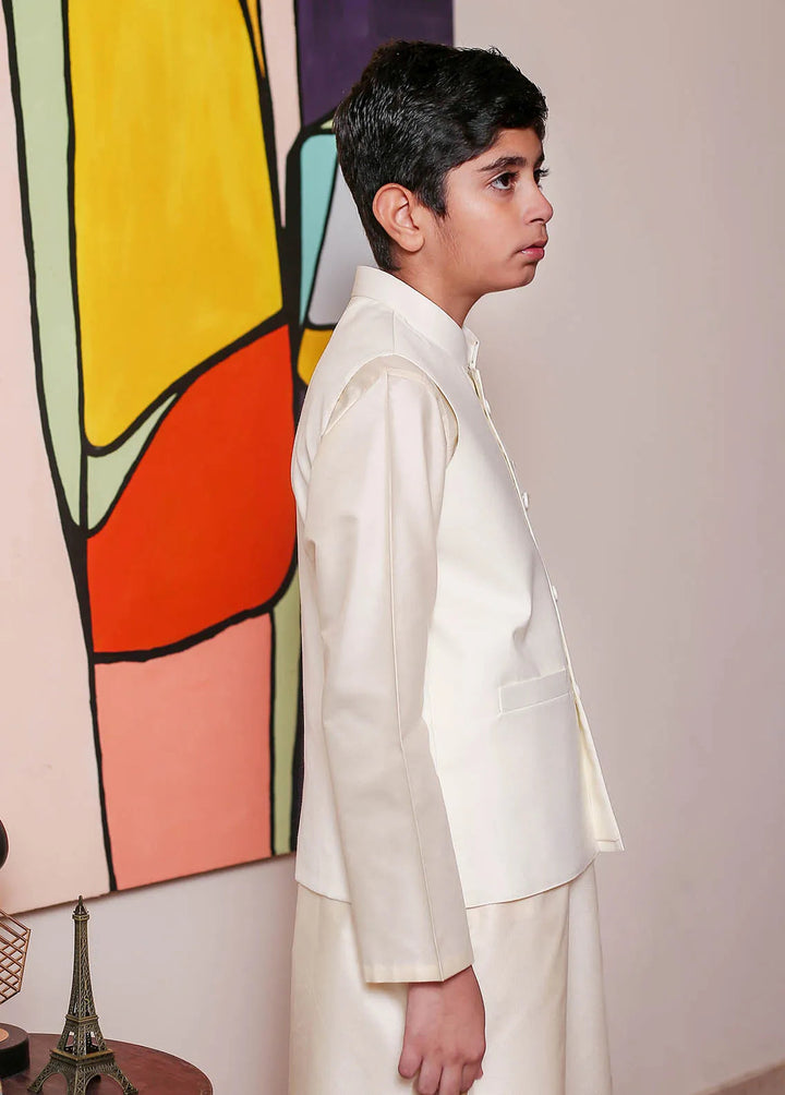 Real Image Formal Boys Fancy Waistcoat - OKW-027