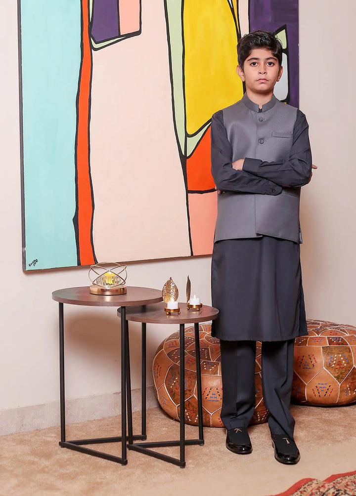 Real Image Formal Boys Fancy Waistcoat - OKW-029