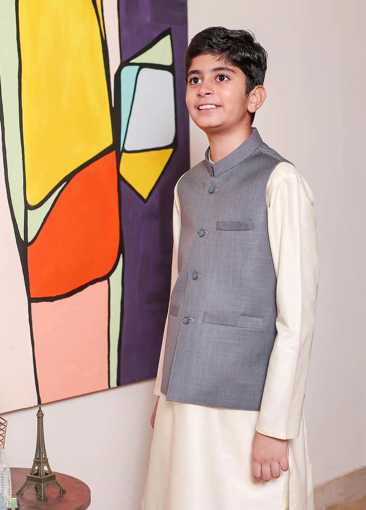 Real Image Formal Boys Fancy Waistcoat - OKW-030