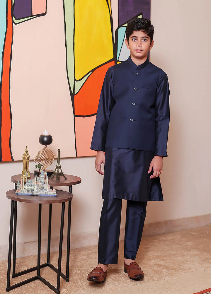 Real Image Formal Boys Fancy Waistcoat - OKW-031