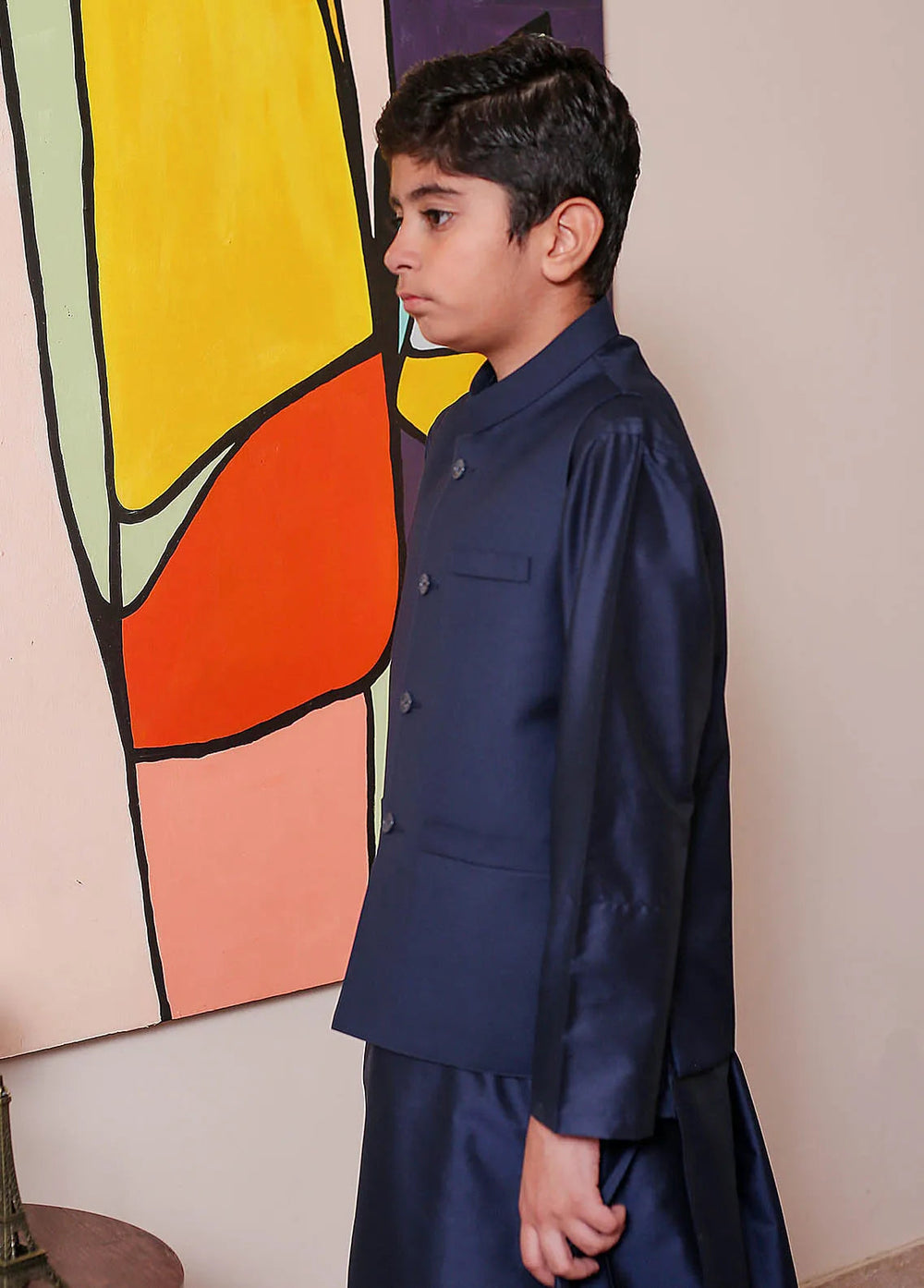 Real Image Formal Boys Fancy Waistcoat - OKW-031
