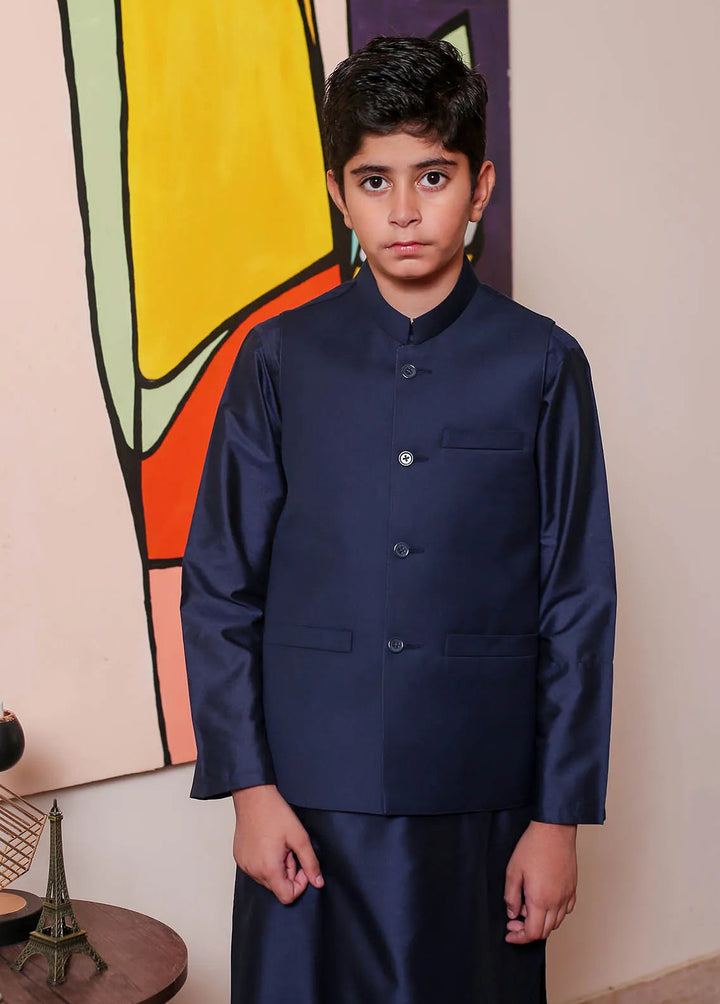 Real Image Formal Boys Fancy Waistcoat - OKW-031