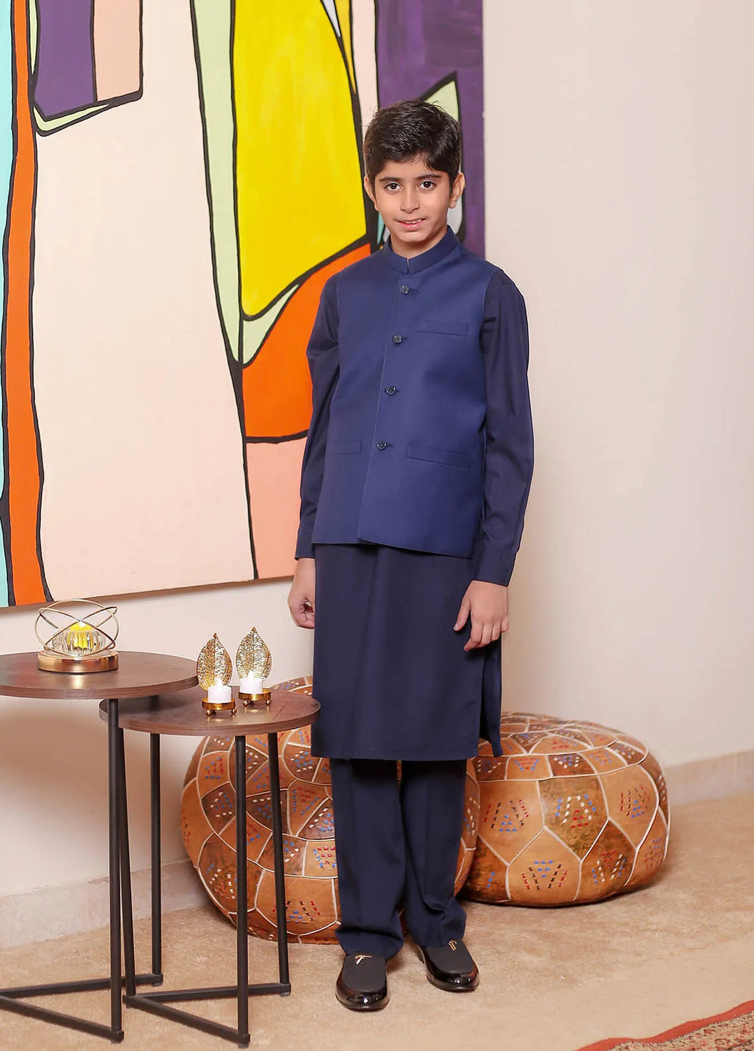 Real Image Formal Boys Fancy Waistcoat - OKW-032