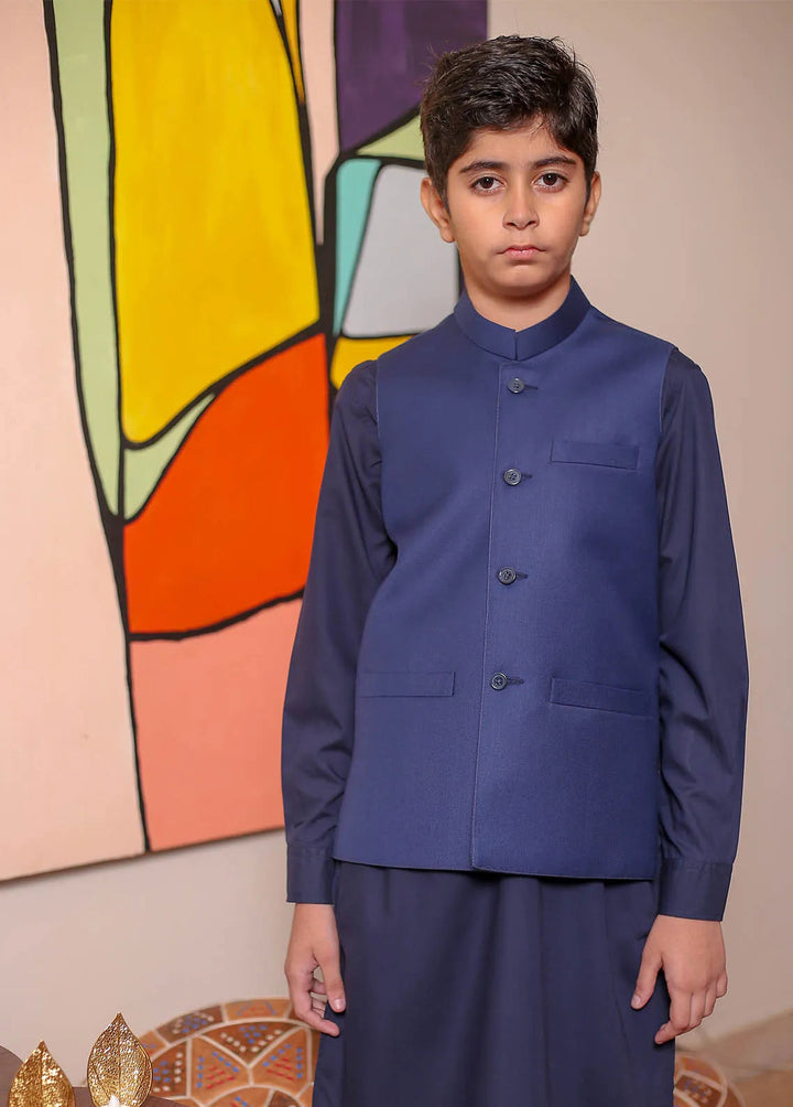 Real Image Formal Boys Fancy Waistcoat - OKW-032