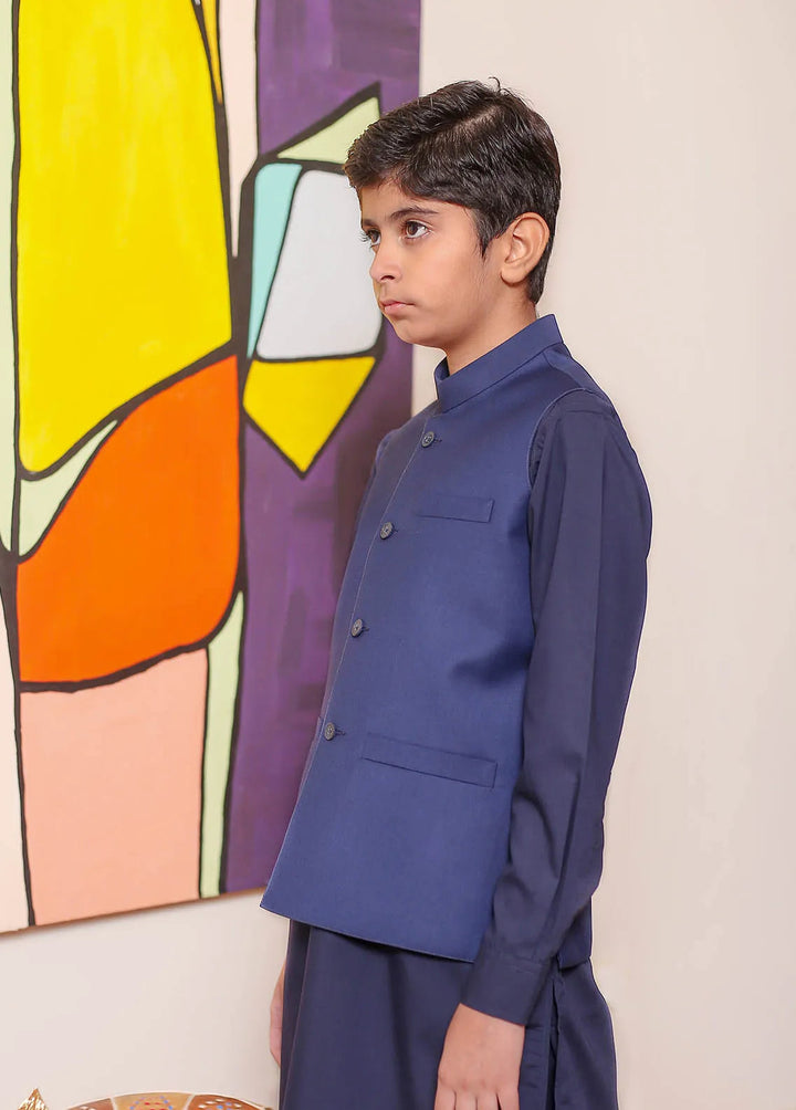 Real Image Formal Boys Fancy Waistcoat - OKW-032