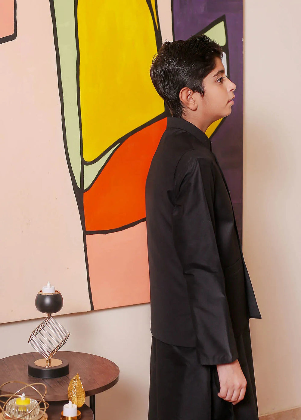 Real Image Formal Boys Fancy Waistcoat - OKW-037