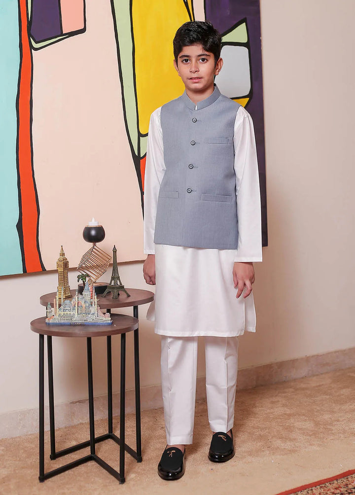 Real Image Formal Boys Fancy Waistcoat - OKW-039