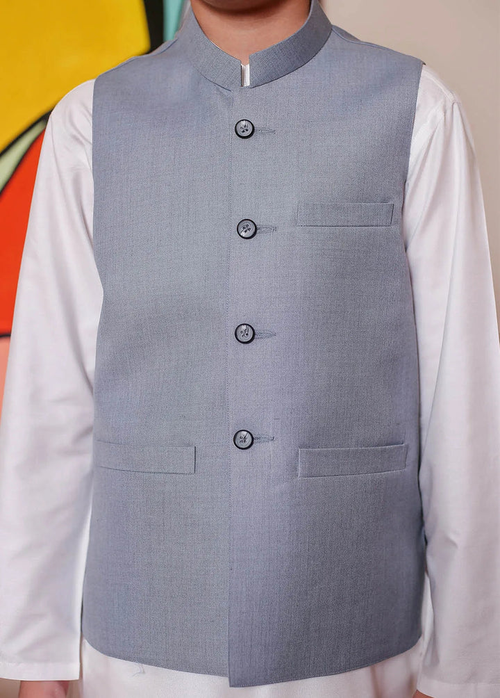 Real Image Formal Boys Fancy Waistcoat - OKW-039