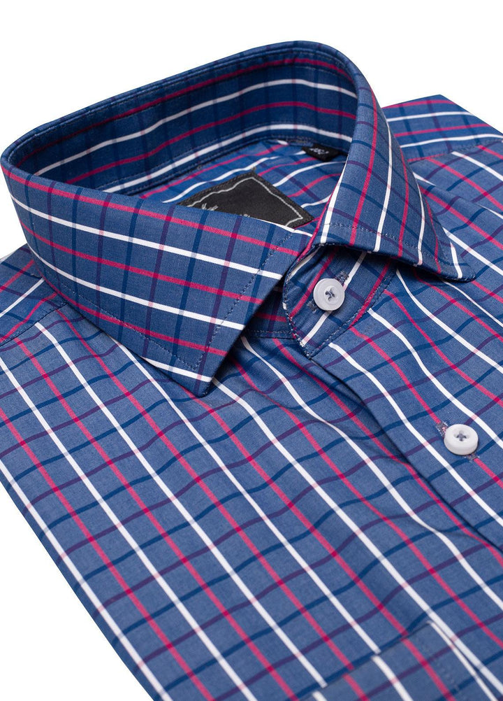 Real Image Cotton Formal Shirts for Men -  RG-021 Blue