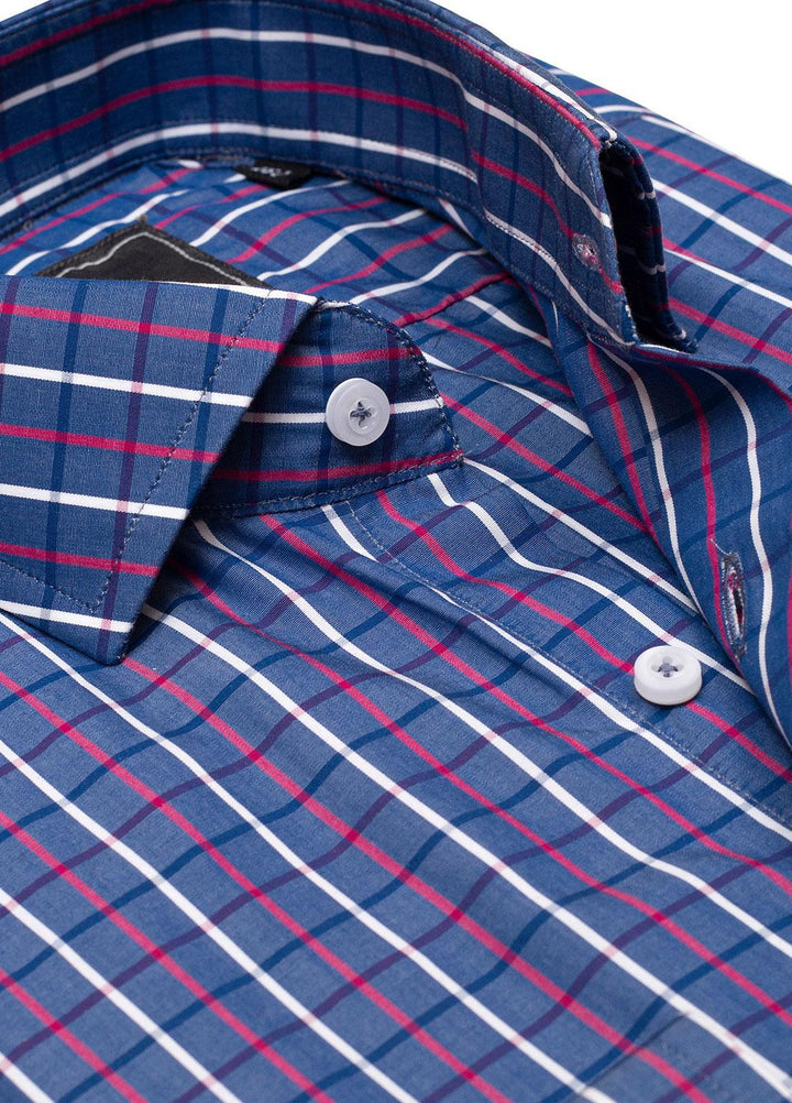 Real Image Cotton Formal Shirts for Men -  RG-021 Blue
