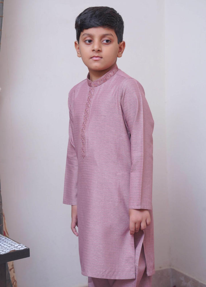 Real Image  Formal Kameez Shalwar for Boys -  KS-025 T-Pink
